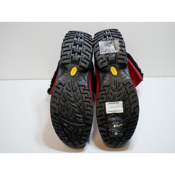 NEW UGG BUTTE LEATHER BOOT SHERPA WOOL VIBRAM RED 1130809 MENS SIZE - 10 - Picture 5 of 16